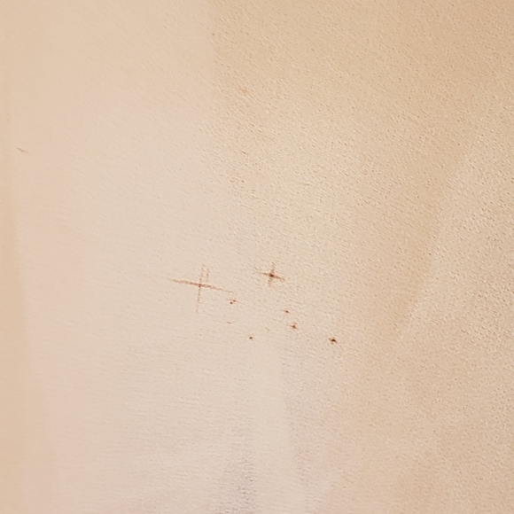 Blush Colored Blouse with Crochet Back - Picture 4 of 5